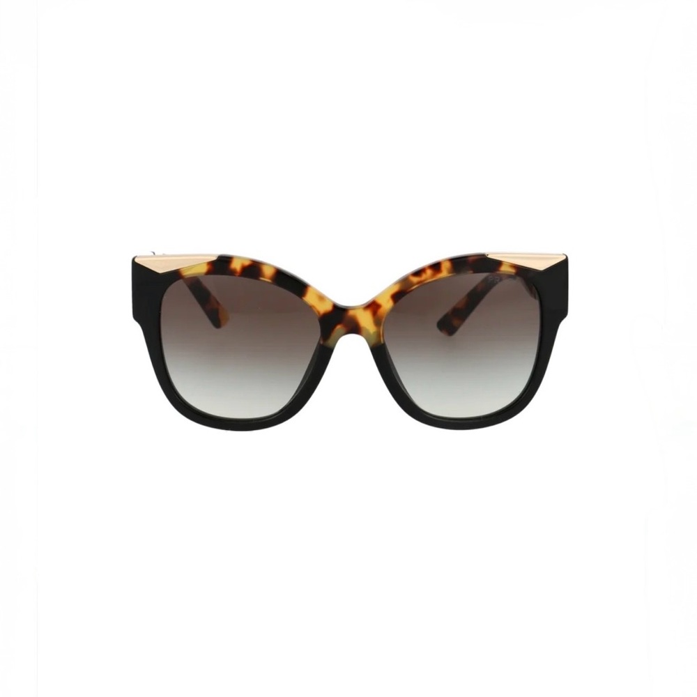 Prada Acetate Black Tortoise Gold Sunglasses Brand New W/O case Made in Italy - Picture 2 of 13
